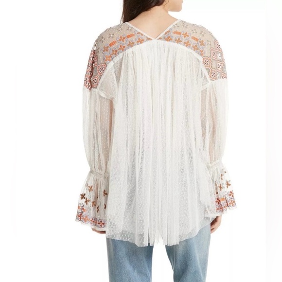 Free People Joyride Blouse Medium - Picture 4 of 16